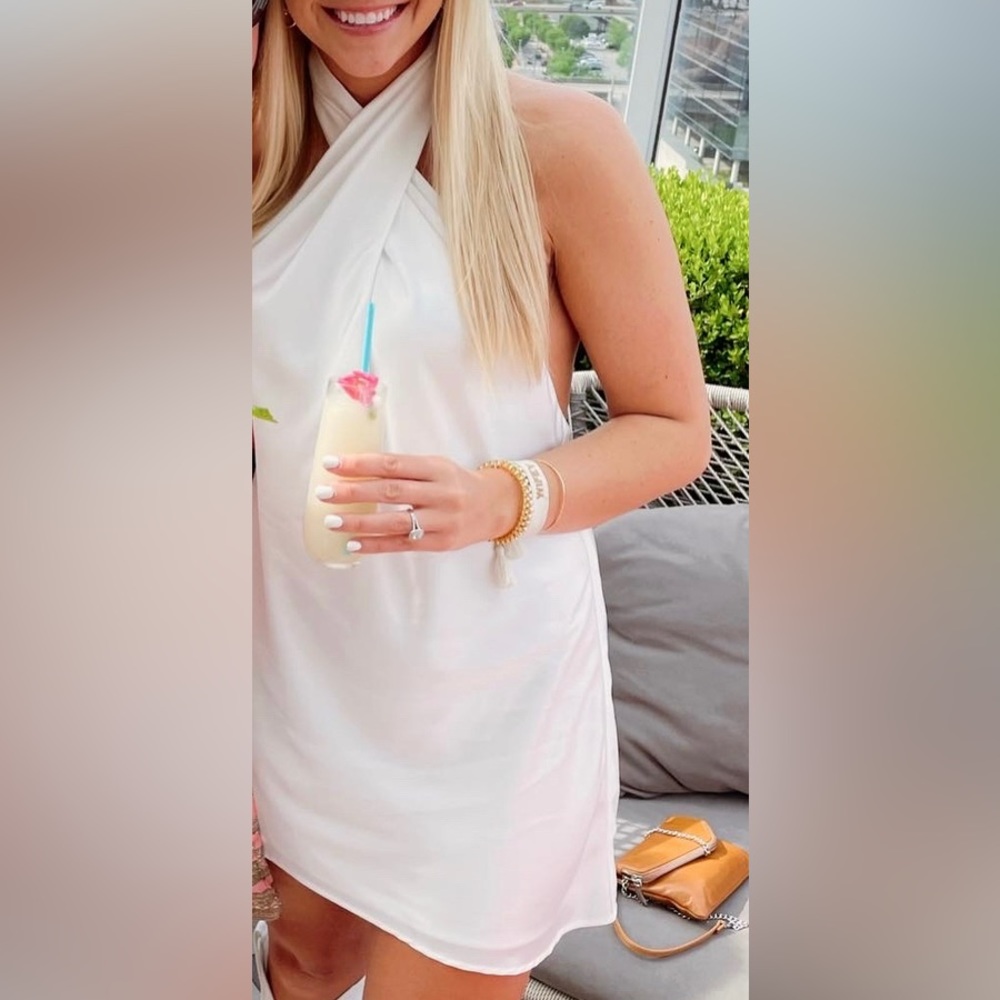 Show Me Your Mumu Jasmin Halter Mini Dress